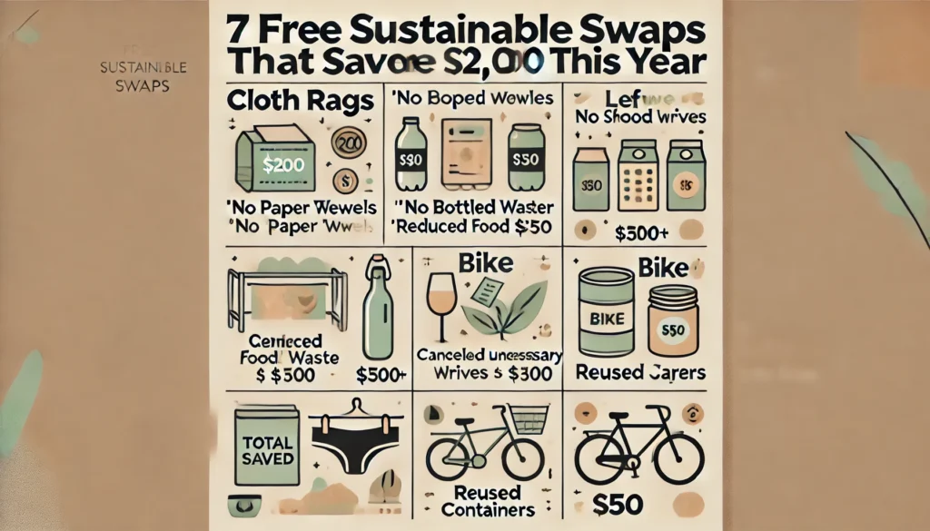 How I Saved $2,000 with Free Sustainable Swaps